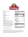 113565460 Tom Sturgis Little Cheesers Pretzels 4.5 lb. Box Nutrition Sheet