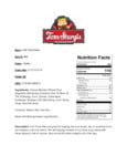 113565465 Tom Sturgis Thick Stiks Pretzels 4.5 lb. Box Nutrition Sheet