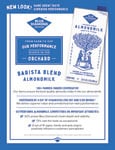 MILK ALMOND BARISTA UNSWEET 32 OZ. 12/CASE ALMOND BREEZE nutrition