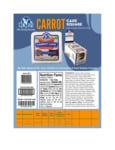 CAKE SQUARE CARROT IW 3.6OZ 36/CASE NEMOS 204-6 nutrition