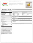 27151PEACHFRSL51SYR110_nutrition 27151PEACHFRSL51SYR110_nutrition