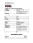 Nutrition Sheet Nutrition Sheet