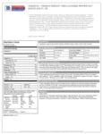 Spec Sheet / Nutrition 