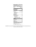 Nutrition / Ingredient Label