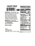 SYRUP CONC YOGURT nutrition SYRUP CONC YOGURT nutrition