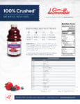 60619 – 100% Crushed Mixed Berry Nutrition