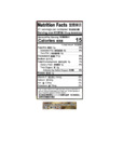 Hunsty Bamboo Shoots Sliced Nutrition Label
