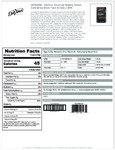 DaVinci Cold Brew Stick Nutrition DaVinci Cold Brew Stick Nutrition
