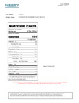 Davinci_711SMDVBERRY_Wildberry Smoothie_Nutrition Label