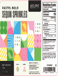 Adourne Pastel Bold Sequin Sprinkles Nutrition Adourne Pastel Bold Sequin Sprinkles Nutrition
