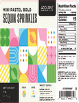 Adourne Mini Pastel Bold Sequin Sprinkles Nutrition Adourne Mini Pastel Bold Sequin Sprinkles Nutrition