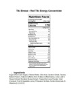 711TKBZRED SYRUP ENERGY CONC RED 67.6 FL. OZ TIKI BREEZE Nutrition 711TKBZRED SYRUP ENERGY CONC RED 67.6 FL. OZ TIKI BREEZE Nutrition