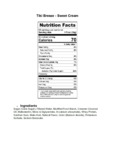 711TKBZSWTCM CREAMER SWEET CREME 67.6 FL. OZ TIKI BREEZE Nutrition 711TKBZSWTCM CREAMER SWEET CREME 67.6 FL. OZ TIKI BREEZE Nutrition