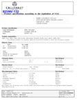 823NV-132 Nutrition Sheet