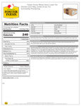 871FF95157_Foster Farms_Nutrition 871FF95157_Foster Farms_Nutrition