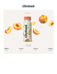 YOGURT GREEK DRINKABLE PEACH 8/7OZ CHOBANI 947