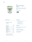 YOGURT VANILLA NATURAL LOWFAT 6/32OZ 5796