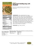 Blount Italian Style Wedding Soup with Meatballs Nutrition