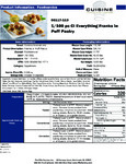 Cuisine Innovations Everything Franks in Puff Pastry Nutrition