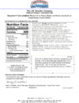 Smuckers Peanut Butter & Honey Uncrustable Nutrition Smuckers Peanut Butter & Honey Uncrustable Nutrition