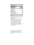 999KDK1628 Nutrition Label