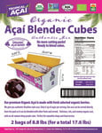 ACAI CUBES BLENDER ORGANIC SWEETENED nutrition