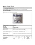 Baking Powder Spec Sheet
