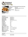 Spec Sheet/Nutrition Spec Sheet/Nutrition