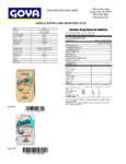 GOYA Canilla Long Grain Rice Nutrition Information