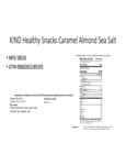Kind Caramel Almond Nutrition