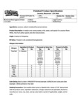 Nutrition Sheet