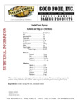 Dark Corn Syrup_Nutrition Dark Corn Syrup_Nutrition
