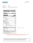 Davinci_711SMDVMANGO_Mango_Nutrition Label