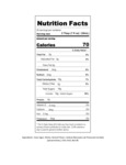 Nutrition / Ingredient Label