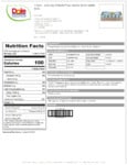 Dole Pineapple Juice 6 fl. oz. Nutrition.pdf