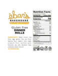 Eban's Bakehouse GF Dinner Roll Nutrition
