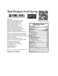 Fanale Red Dragon Fruit Syrup Nutrition Fanale Red Dragon Fruit Syrup Nutrition