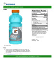 Gatorade Thirst Quencher Frost Glacier Freeze Sports Drink Nutrition