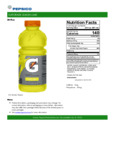 Gatorade Thirst Quencher Lemon Lime Sports Drink Nutrition