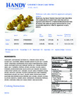 Handy 0.75 oz. Gourmet Crab Cakes Nutrition Information