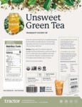 Tractor Green Tea Nutrition Sheet