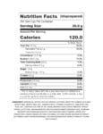 Nutrition / Ingredient Label