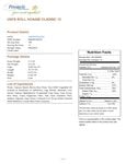 Specsheet / Nutrition Specsheet / Nutrition
