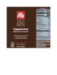 illy Cold Brew Latte Cappuccino Nutrition