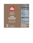 illy Cold Brew Latte Macchiato Nutrition