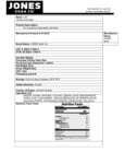 Jones Left Coast Lemonade Specsheet Jones Left Coast Lemonade Specsheet