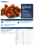 Lamb Weston POTATO PUFFS MINI TATER SWEET POTATO 62.5LB SWEET THINGS L0094