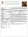 Lawry's 7.5 oz. Chili Seasoning Nutrition Information