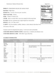 Maple Syrup Processing Spec Sheet