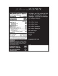 Monin 375 mL Pineapple Concentrated Flavor Nutrition Information